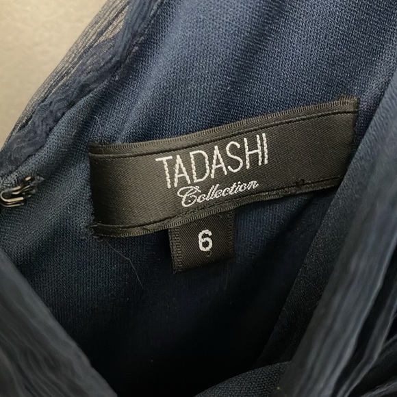 Tadashi Collection Navy Blue Women’s Dress Size 6 - Picture 5 of 6